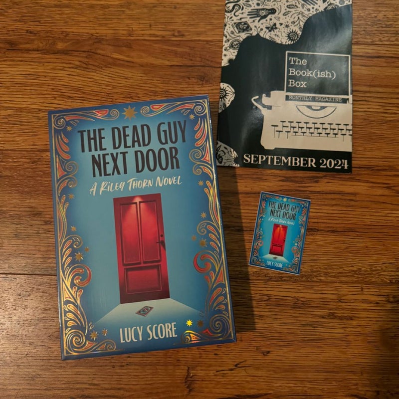 The dead guy next door bookish box sealed