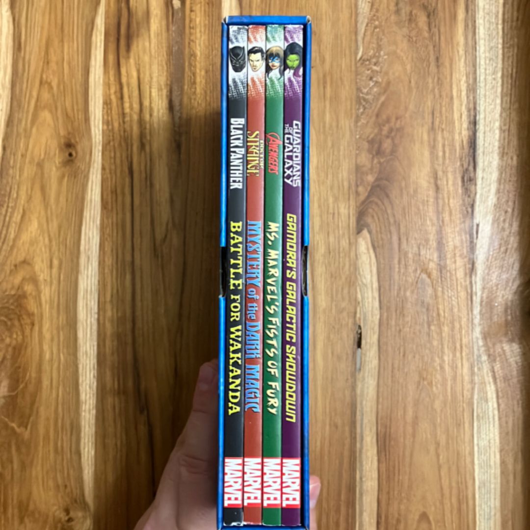 Mighty Marvel Chapter Book Collection 4 Book Box Set