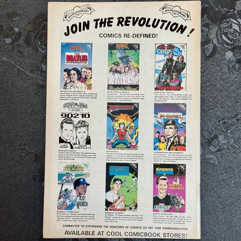 Sports Superstars # 2 May 1992 Wayne Gretzky Revolutionary Comics 