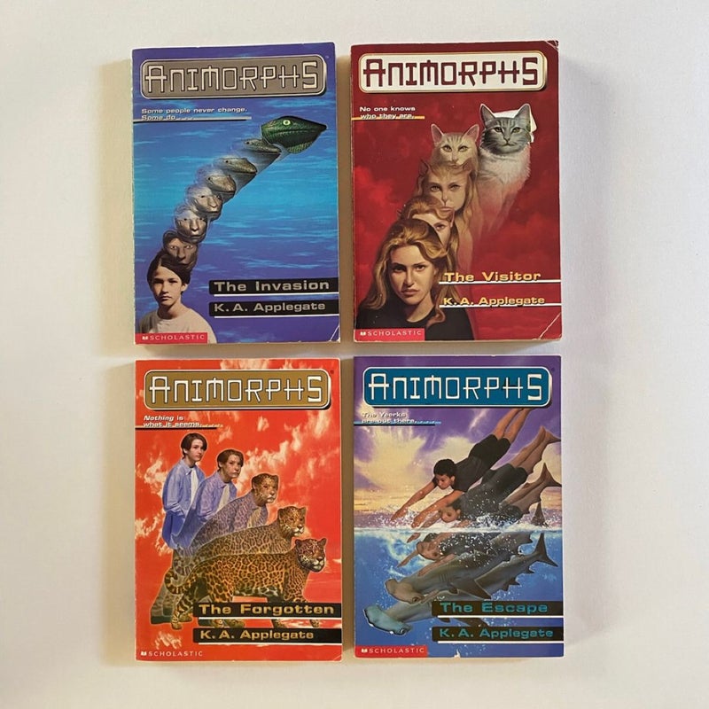 Animorphs: The Invasion; The Visitor; The Forgotten; The Escape; The Underground; The Decision; The Discovery; The Solution