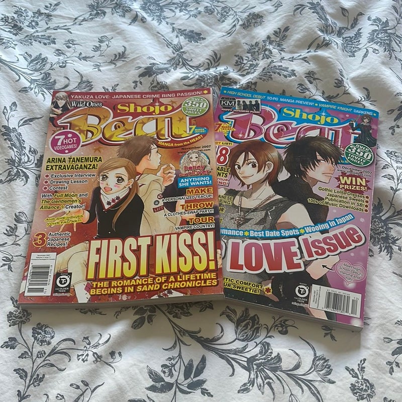 Shojo Beat magazine Nov. & Dec. 2007