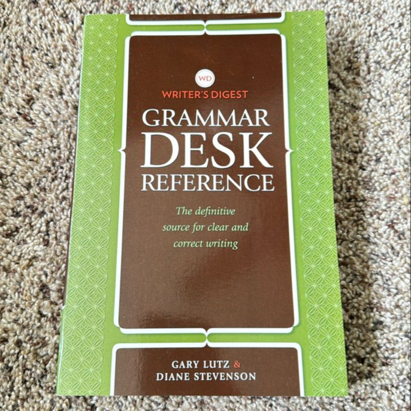 Grammar Desk Reference 