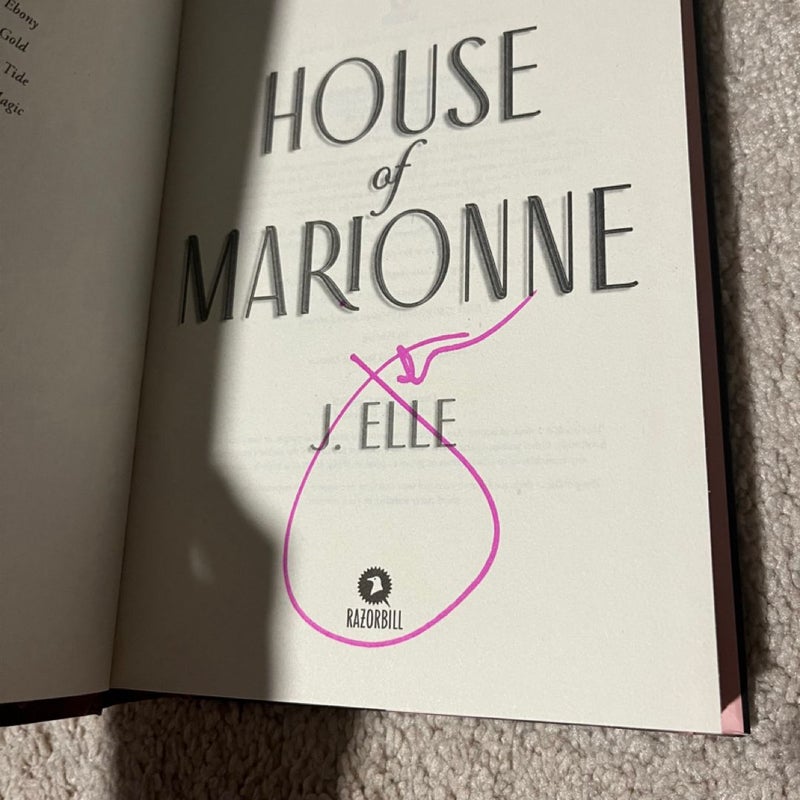 House of Marionne hand signed first/first