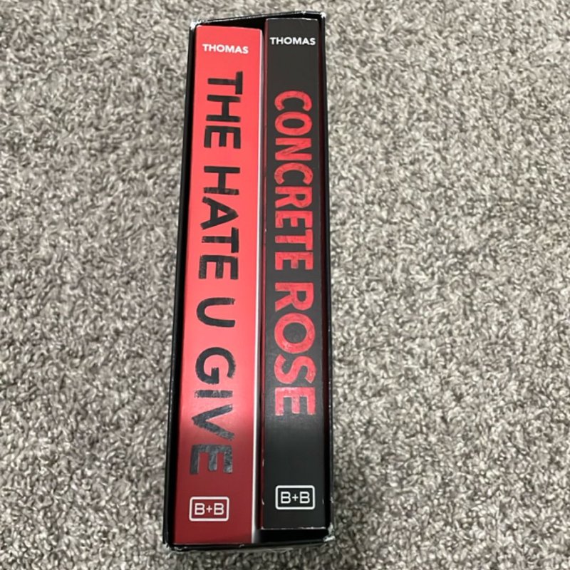 Angie Thomas Box Set: the Hate U Give and Concrete Rose