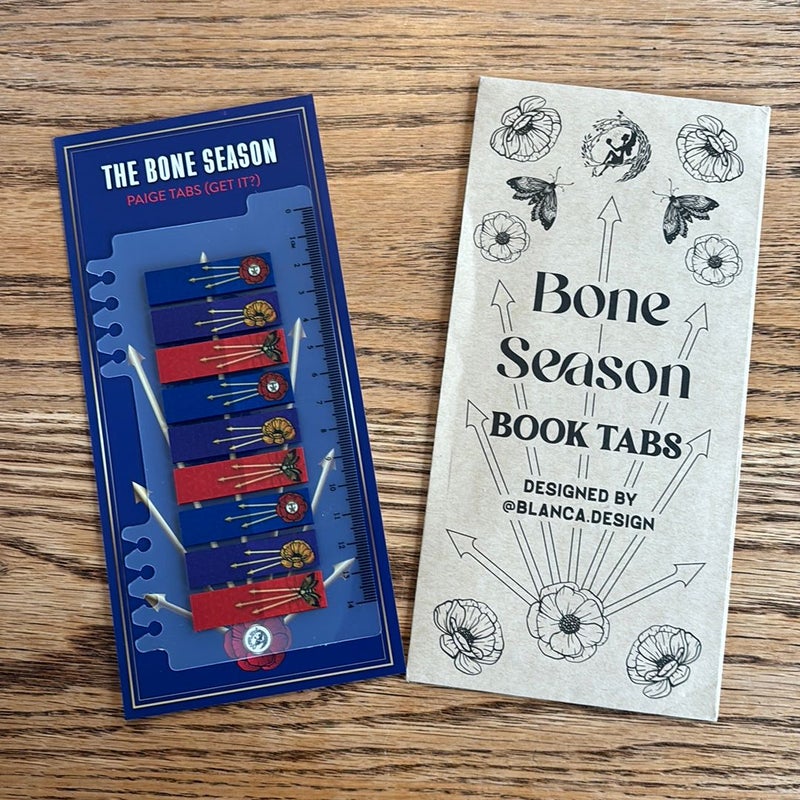 Fairyloot Exclusive, Bone Season Inspired Book Tabs