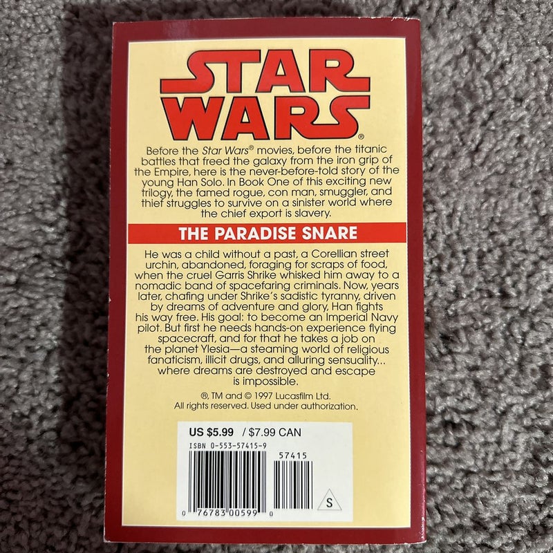Star Wars Set of 6 Han Solo Books