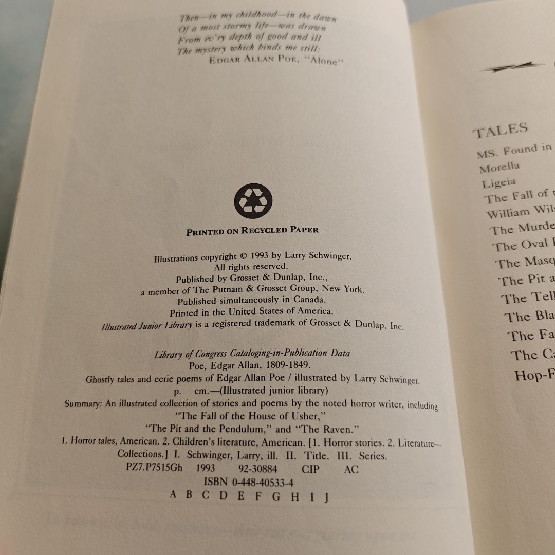 Ghostly Tales and Eerie Poems of Edgar Allan Poe by Edgar Poe