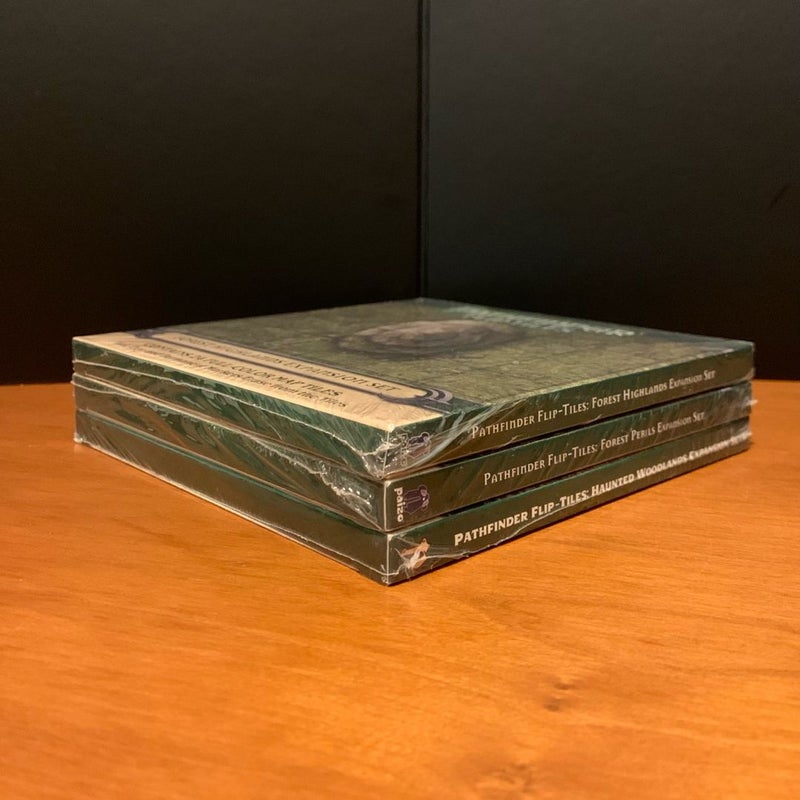 Pathfinder Flip-Tiles Lot: Forest Highlands, Perils, Haunted Woodlands Expansion