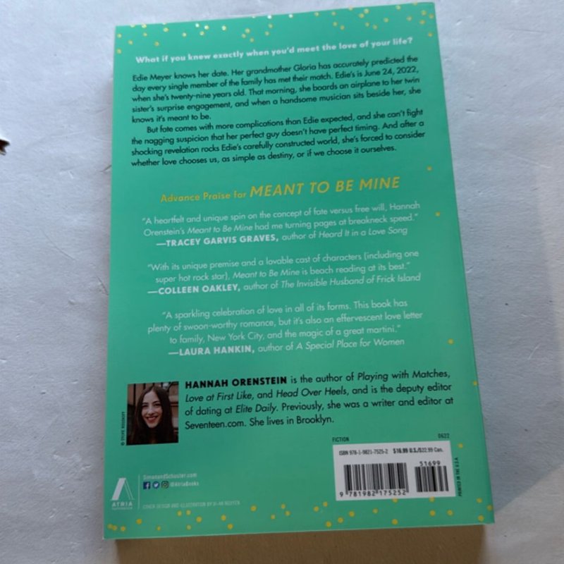 Meant to Be Mine - signed bookplate