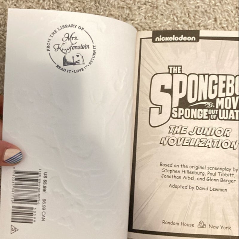 Spongebob Movie Junior Novelization