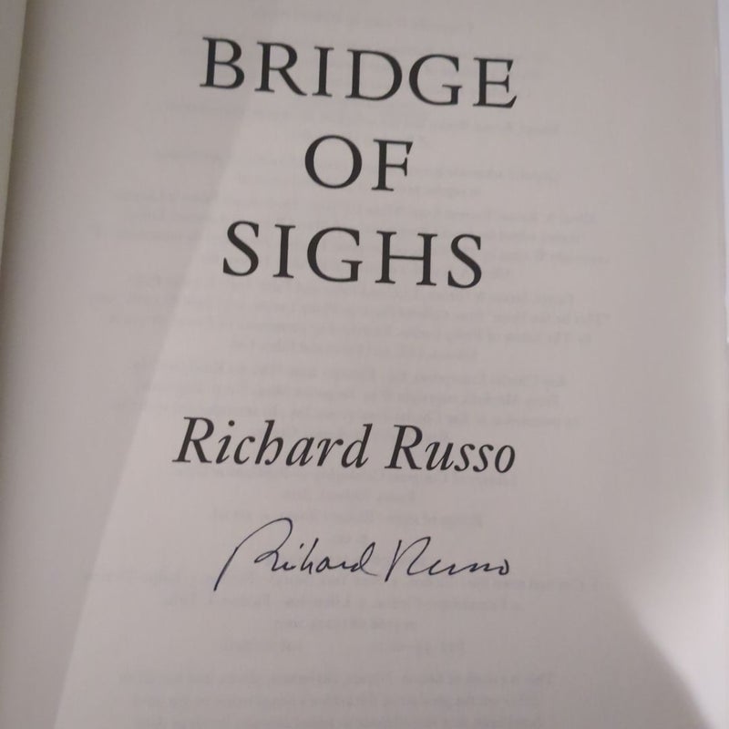 Bridge of Sighs (Signed, 1st Edition)