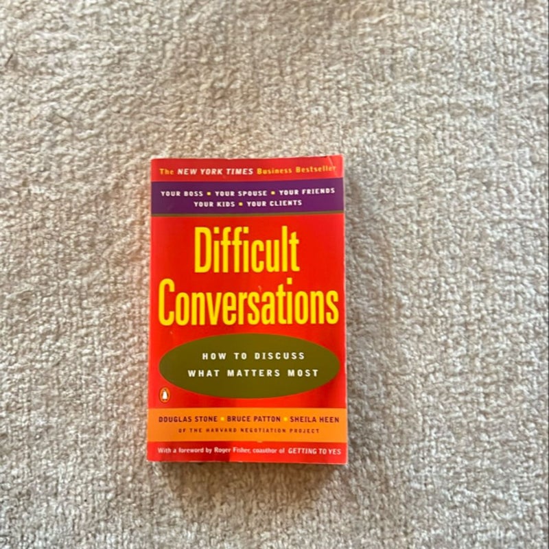 Difficult Conversations