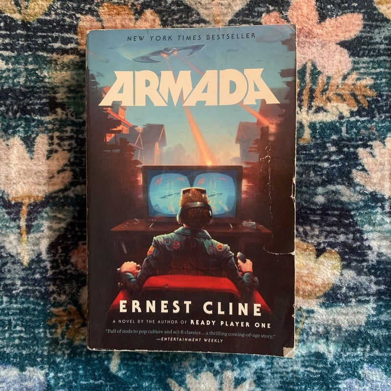 Ernest Cline books, lot of 2, Ready Player One and Armada