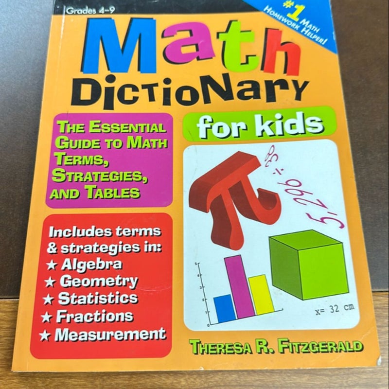 Math Dictionary for Kids (Updated Edition), 2E