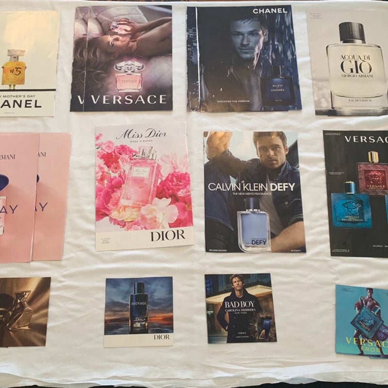 Cologne & Perfume Magazine Samples (22) Total