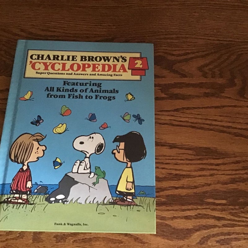 Charlie Brown’s ‘Cyclopedia Volume 2, Featuring All Kinds of Animals from Fish to Frogs