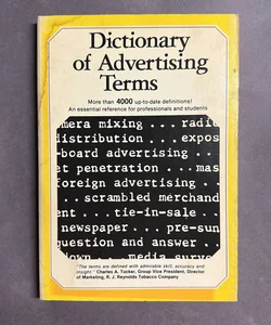 Dictionary of Advertising Terms