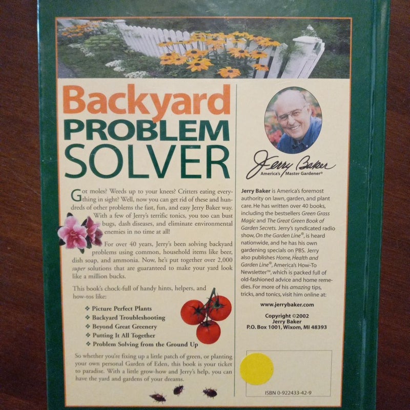 Jerry Baker's Backyard Problem Solver