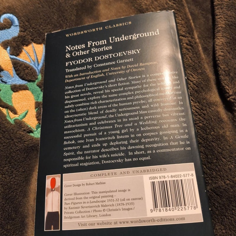 Notes from the Underground and Other Stories
