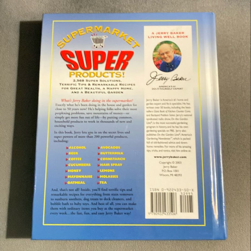 Jerry Baker's Supermarket Super Products!