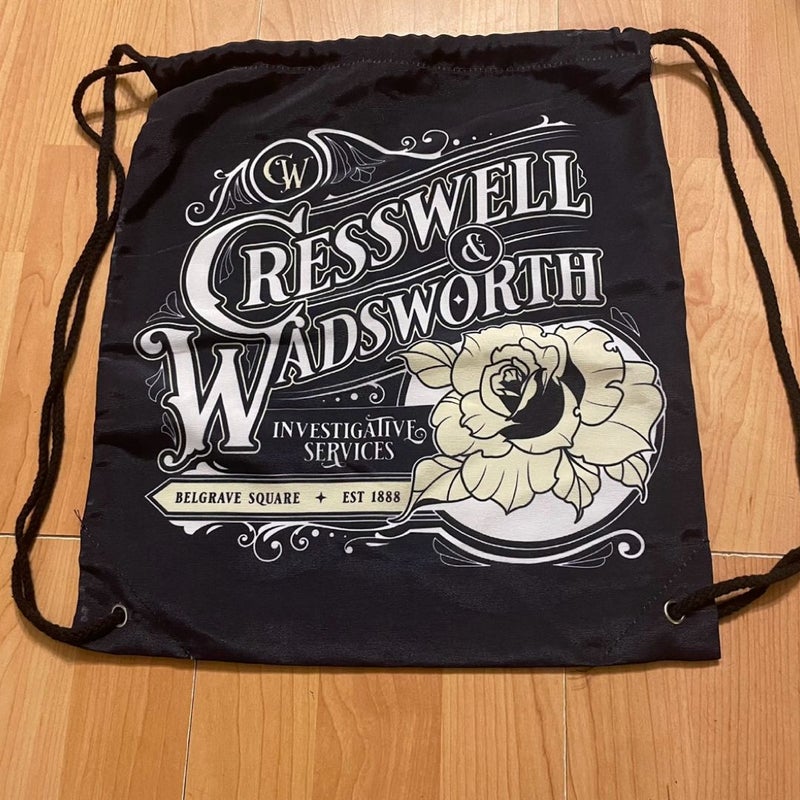 Owlcrate drawstring bag