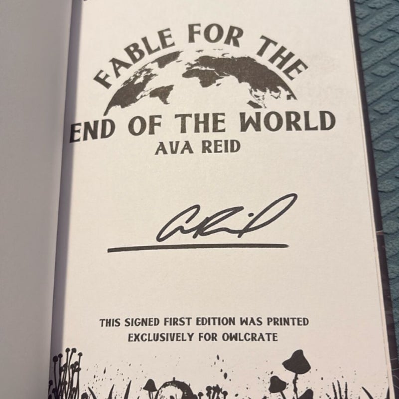 Fable for the End of the World (Owlcrate)