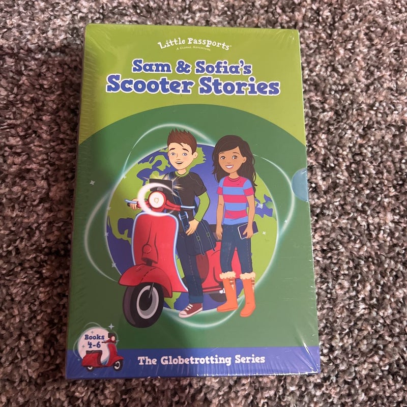 Little Passports: Sam & Sofia's Scooter Stories Boxed Set 2, Books 4-6: the Mummy Mix-Up, a Musical Mishap, and the Shadow Snake Chase