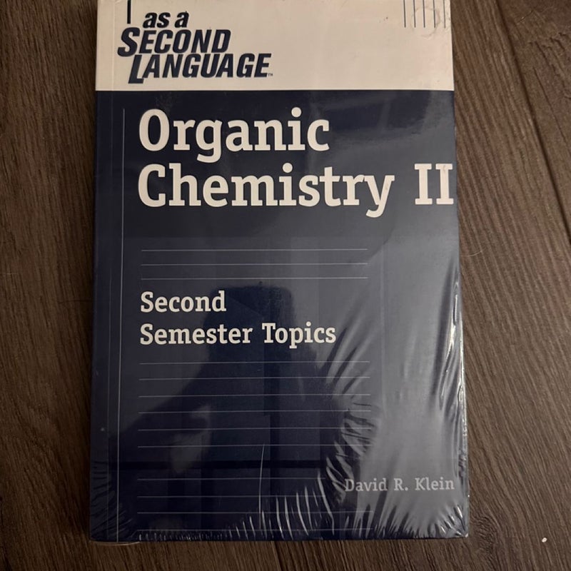 Organic Chemistry II