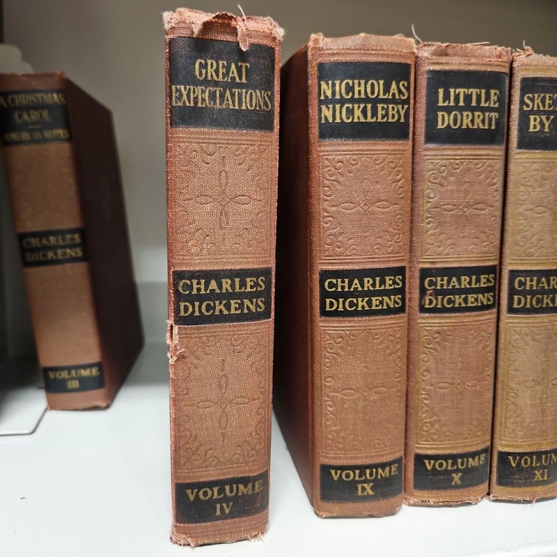 The Works of Charles Dickens (Vintage) 12 Volumes