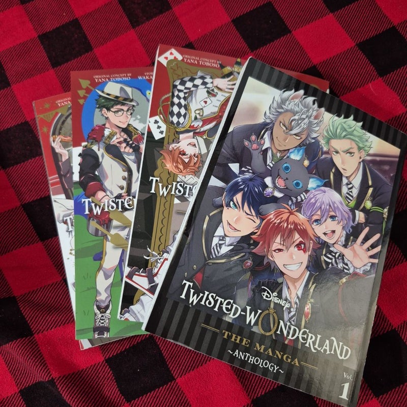 Disney Twisyed Wonderland the Manga Volume 1,2,3,4