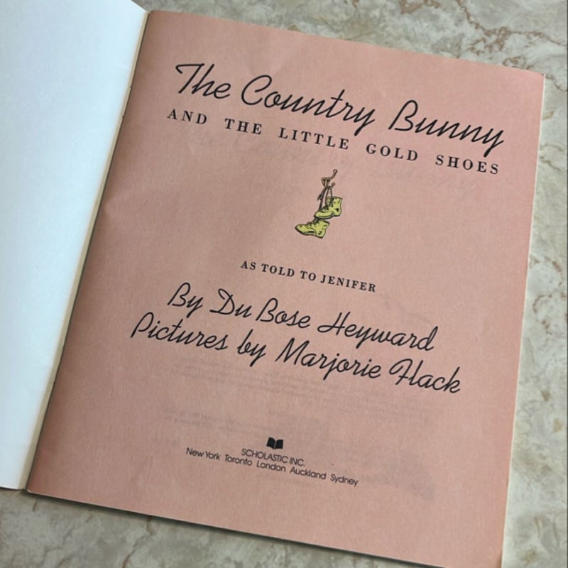 The Country Bunny and the Little Gold Shoes
