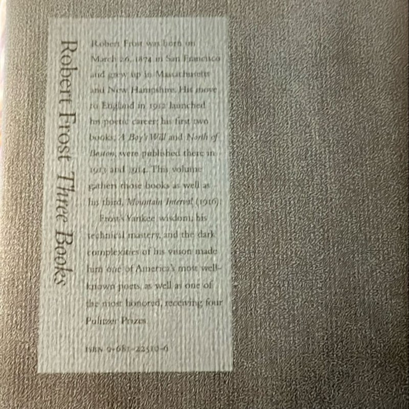 Three Books