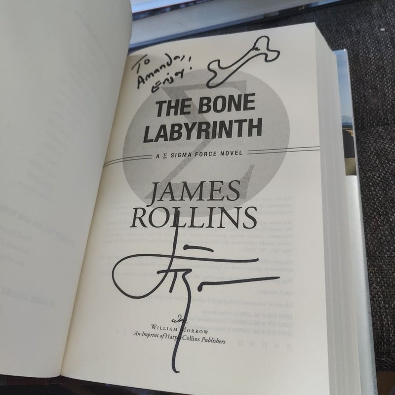 The Bone Labyrinth signed