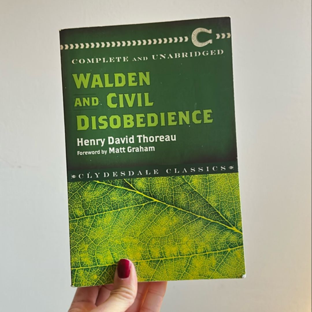Walden and Civil Disobedience