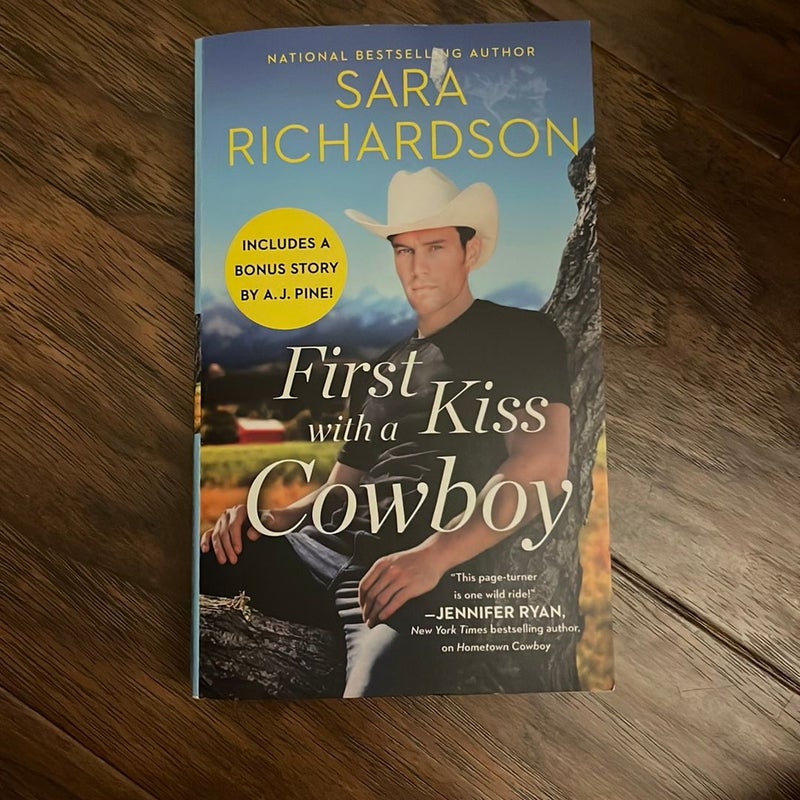 First Kiss with a Cowboy