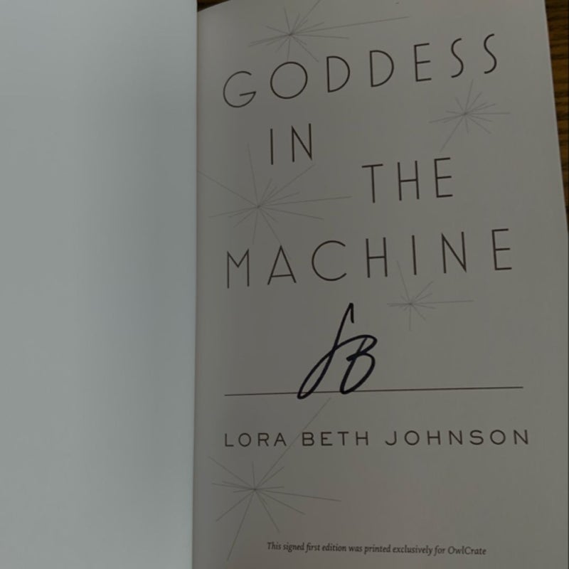 Goddess in the Machine - SIGNED OWLCRATE EDITION