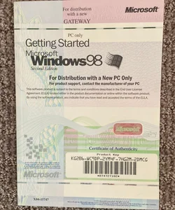 Getting Started - Microsoft Windows 98