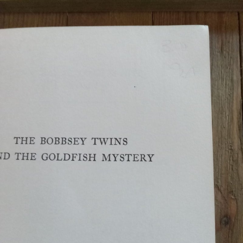 The Bobbsey Twins and the Goldfish Mystery 