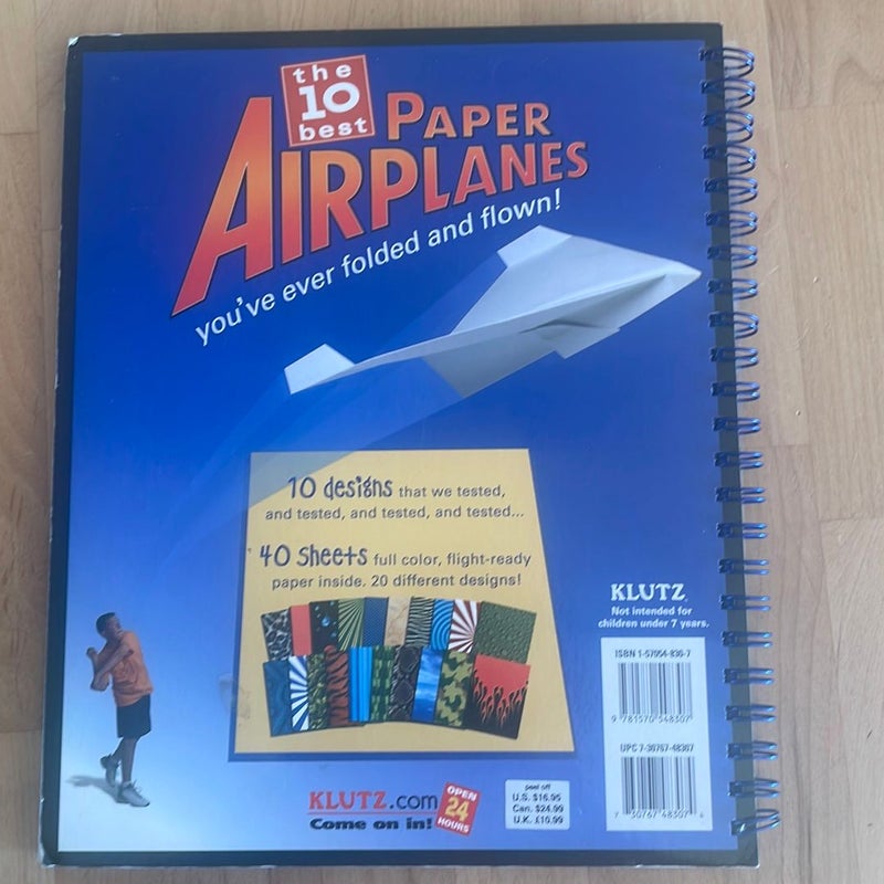 The Klutz Book of Paper Airplanes