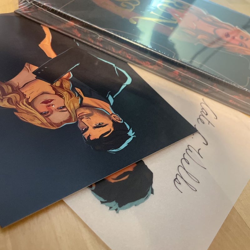 Run Posy Run by Cate C. Wells w/ Art Print (Dark & Quirky)l