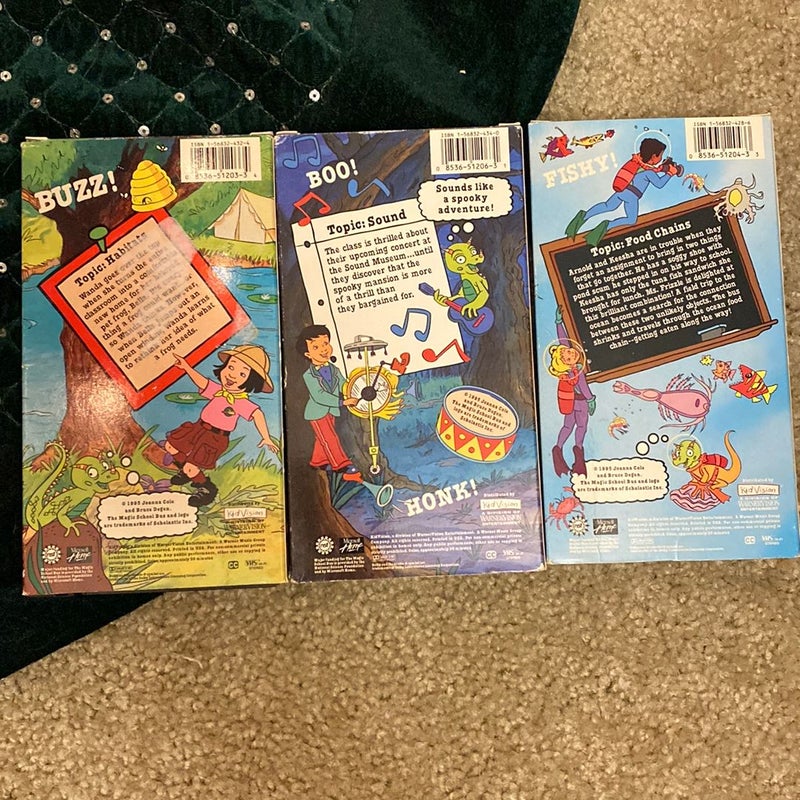 The Magic School Bus VHS Collection by Joanna Cole