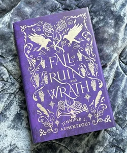 Owlcrate Exclusive First Edition Fall of Wrath and Ruin