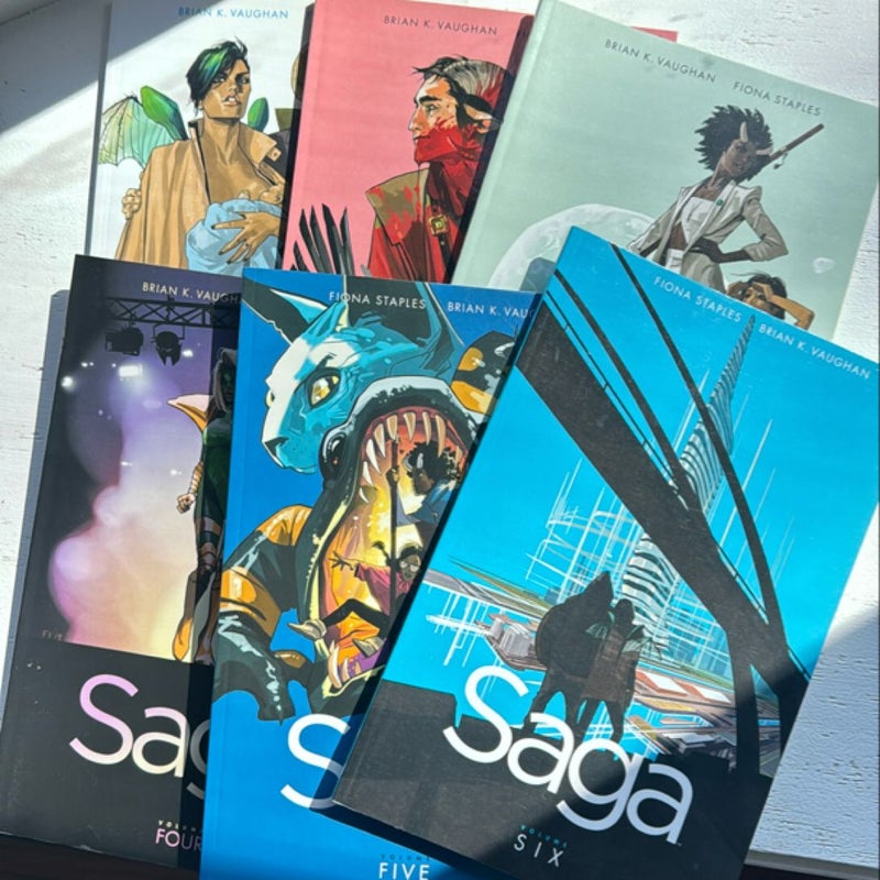 Saga Volumes 1-6