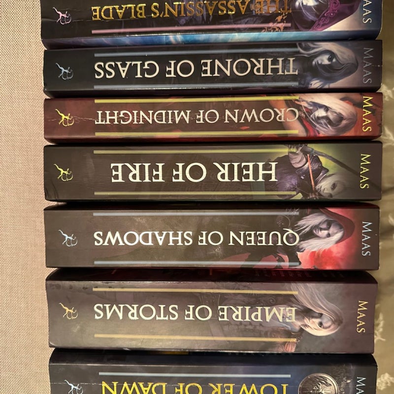OOP Throne of Glass set 0.5-6 paperback