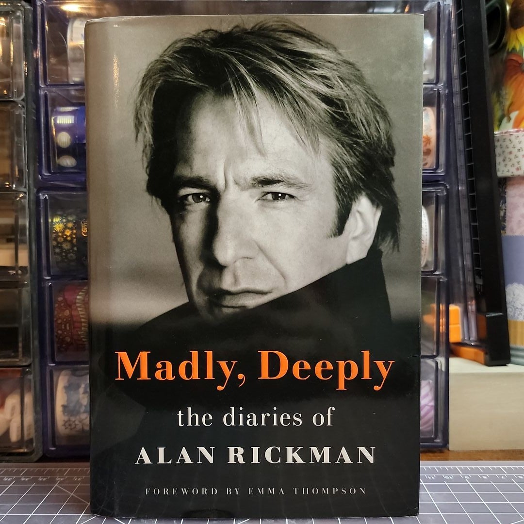 Book Review: 'Madly, Deeply: The Diaries of Alan Rickman' - The New York  Times