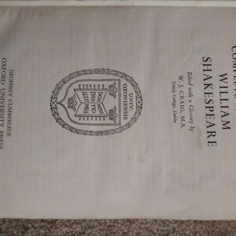 The complete works of William Shakespeare 