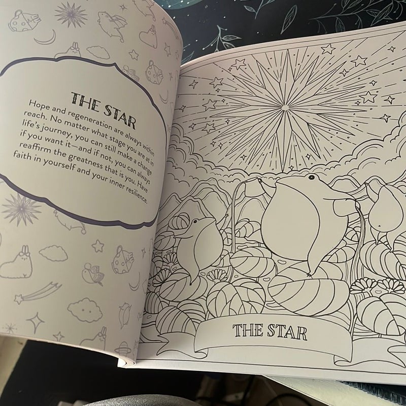 Kawaii Tarot Coloring Book