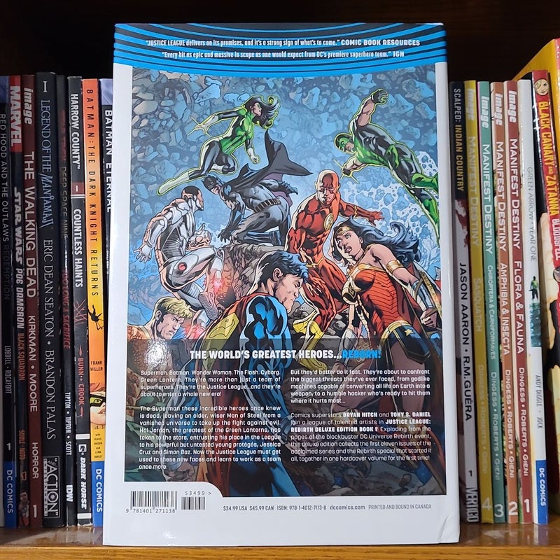 Justice League Rebirth Deluxe Ed Book 1