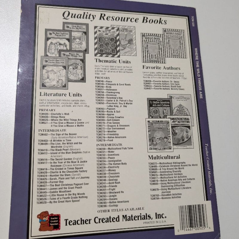 A Guide for Using Where the Wild Things Are in the Classroom
