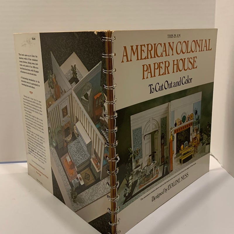 American colonial paper house